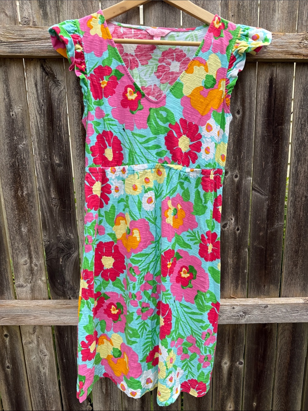 Lilly Pulitzer Ants on Parade Floral Knit Dress Size M
